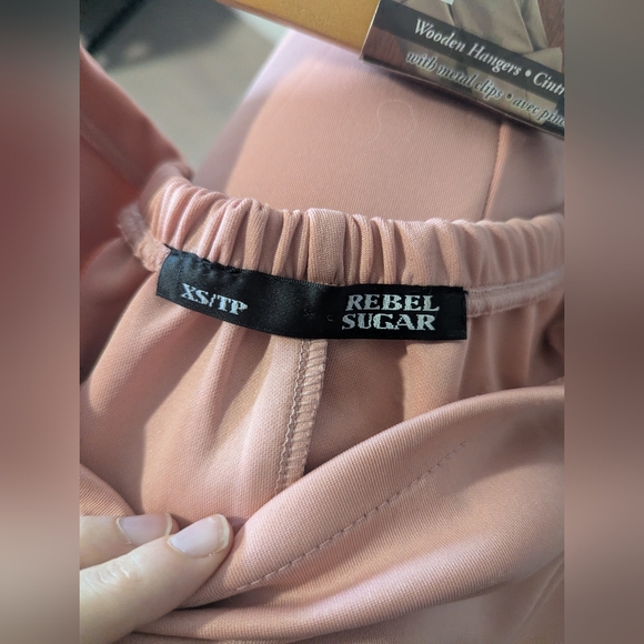 Rebel Sugar Blush Bell Sleeve Dress - Picture 3 of 4